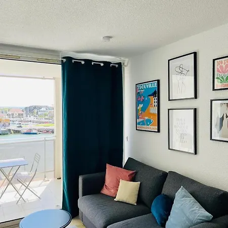 Tres Joli 2p Au Trouville- Piscine & Vue Port Apartmán