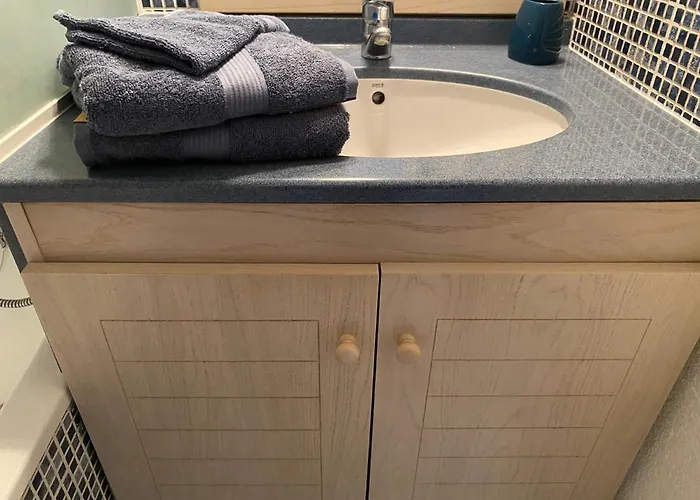 Tres Joli 2p Au Trouville- Piscine & Vue Port 公寓 滨海图维列