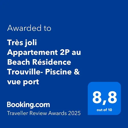 Apartment Tres Joli 2p Au Trouville- Piscine & Vue Port *